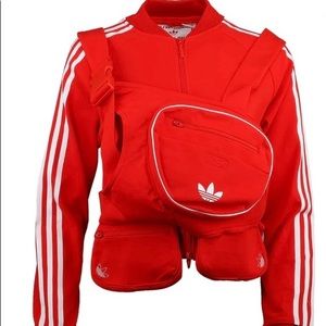 Ji Won Choi Adidas Track Jacket with crossbody bag